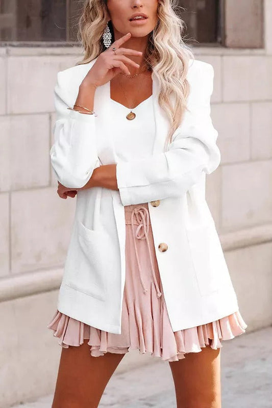 Effortless Dreaming Pocketed Blazer