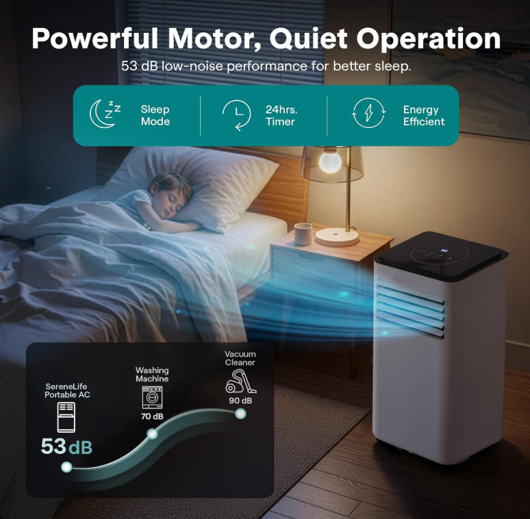 🌬️Portable 3-in-1 Quiet Fan Air Conditioner