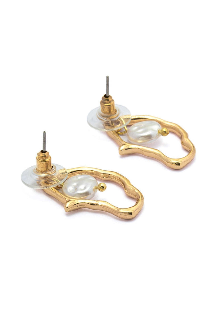 Irregular Pearl Earrings