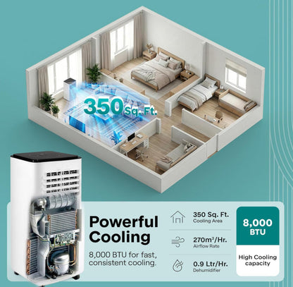 🌬️Portable 3-in-1 Quiet Fan Air Conditioner