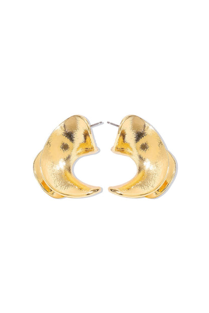 Asymmetrical Textured Earrings