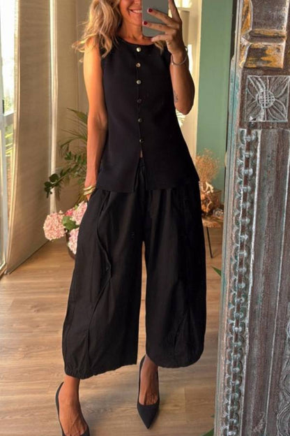 DANI black, closed vest