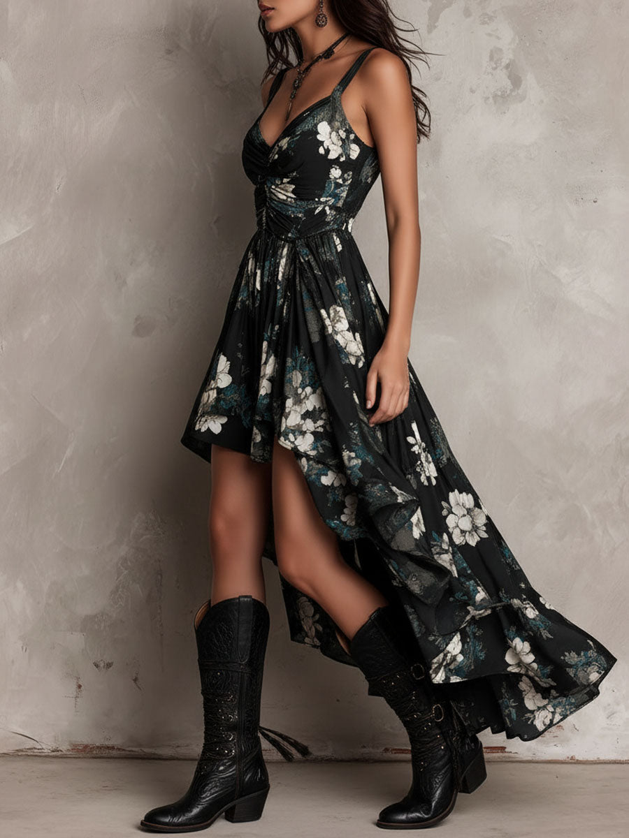 Country Concert Outfit Retro Music Festival Summer Dress