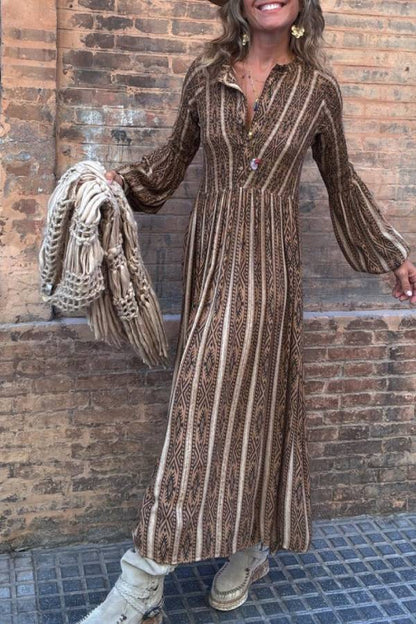 DESIRE camel, long dress