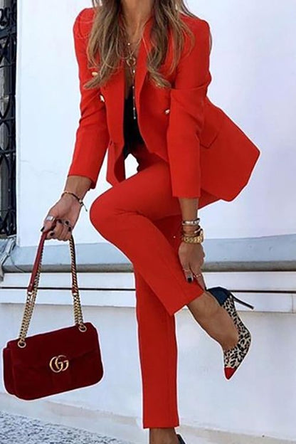 Fashion Chic Casual Suit Two-piece