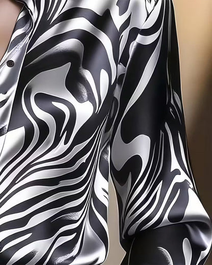 Fashionable and elegant shirt with patterns