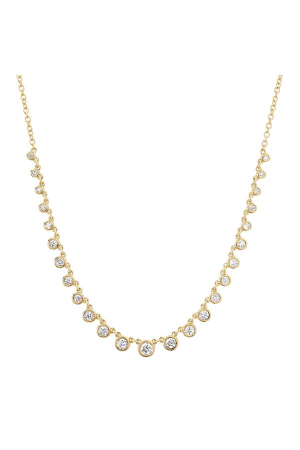 Diamond Bezel Beauty Necklace