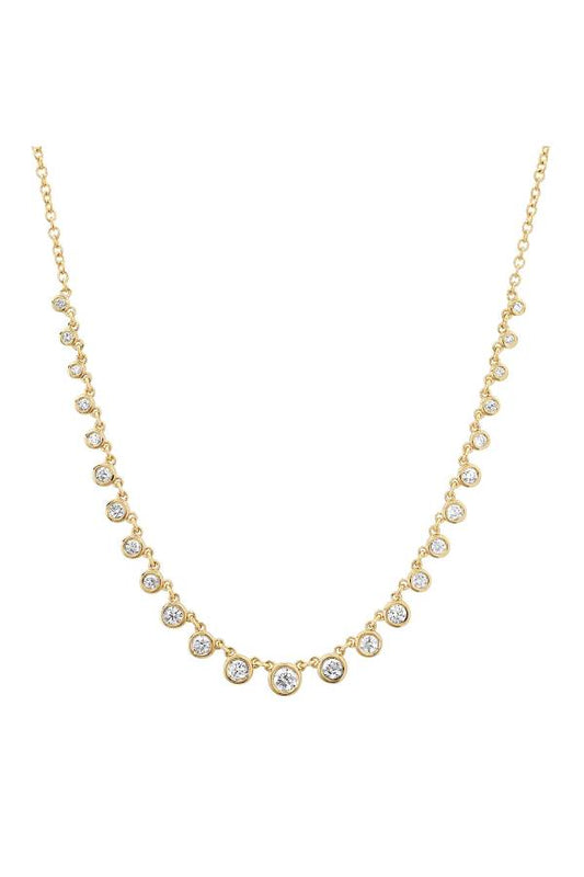 Diamond Bezel Beauty Necklace
