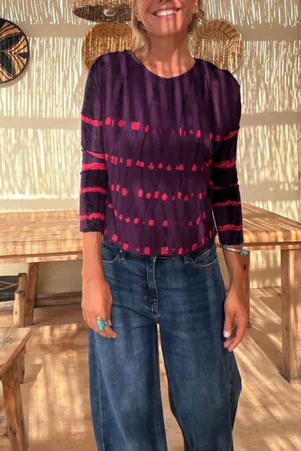 CRIS purple/fuchsia top