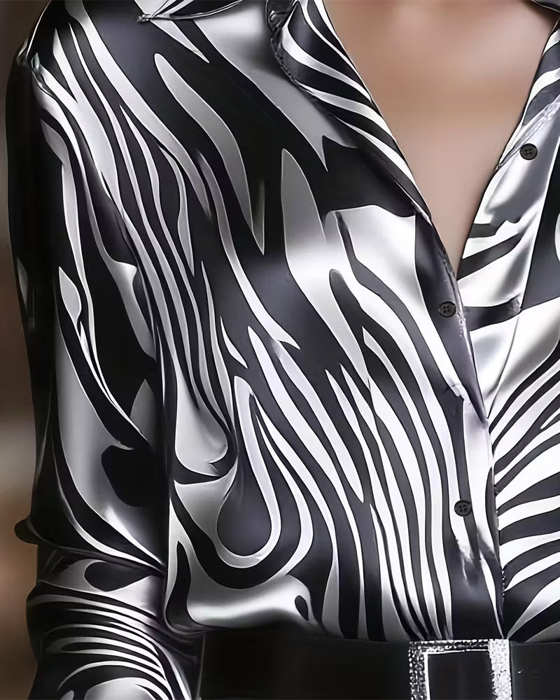 Fashionable and elegant shirt with patterns