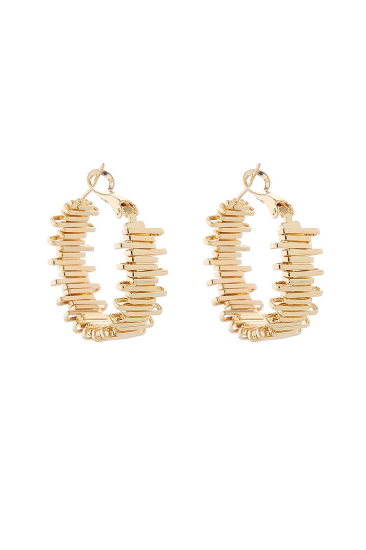 Geometric Hoop Earrings