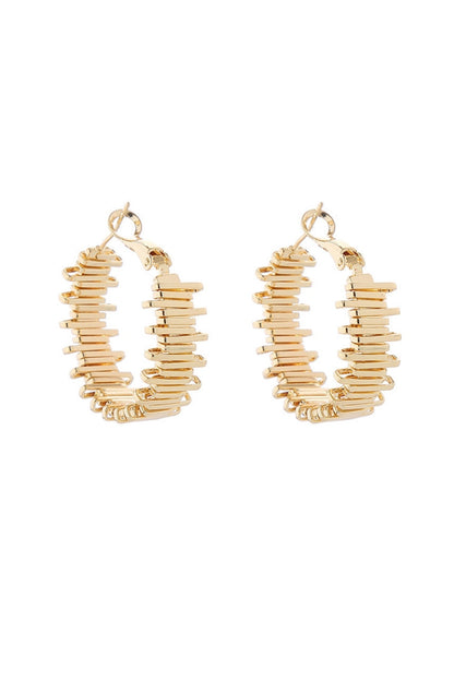 Geometric Hoop Earrings