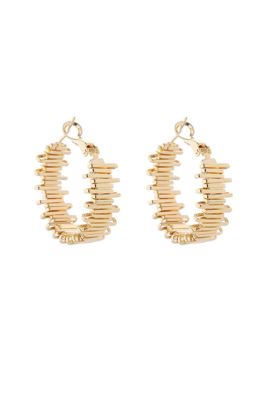 Geometric Hoop Earrings
