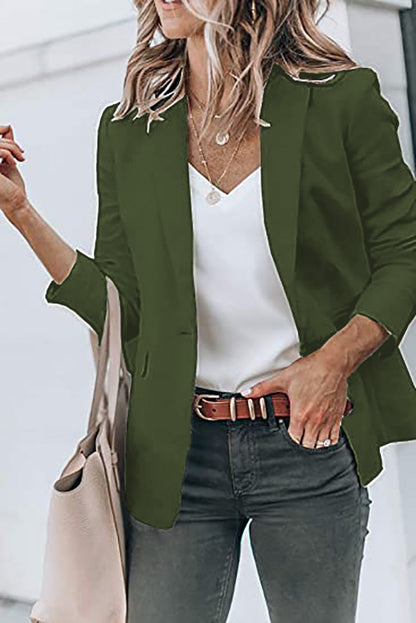 Casual Turndown Collar Coat