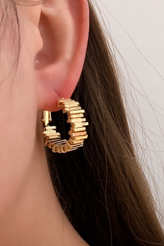 Geometric Hoop Earrings