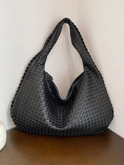 Women's Fashionable Leather Woven Bag MDA0844H2Y