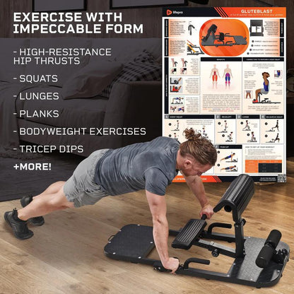 The Ultimate Hip Thrust Device targeting your Glutes